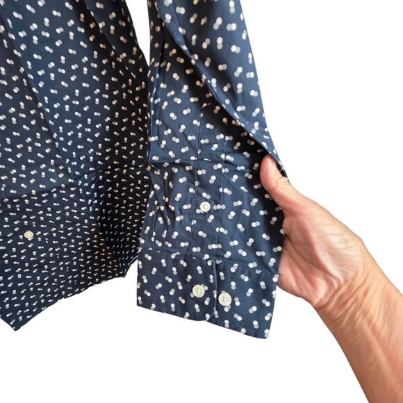 Julian & Mark Shirt Mens Large Stretch Button Up Long Sleeve Preppy Nautical - Picture 7 of 16